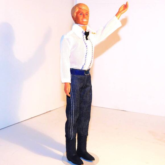 12" Mattel Ken Doll Dressed Up To Go Out on the Town in Ken Jeans! - Picture 1 of 6